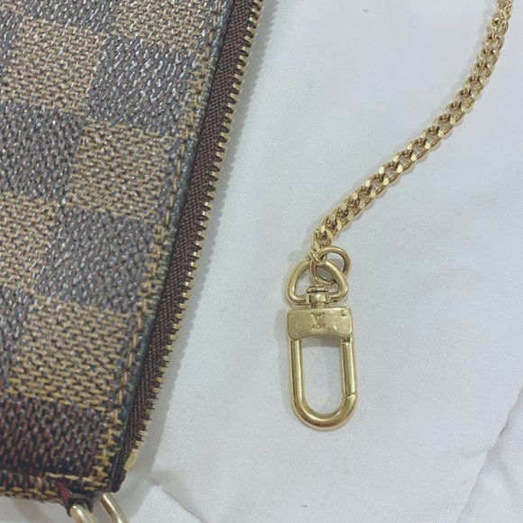 MINI POCHETTE ACCESSOIRES - Damier Ebene - Picture 4 of 11